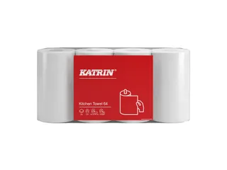 Keukenrol Katrin 2-laags 64 vel wit 87075 - 2