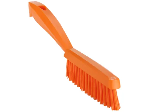 Vikan Hygiene smalle handborstel extra harde vezels 300mm oranje