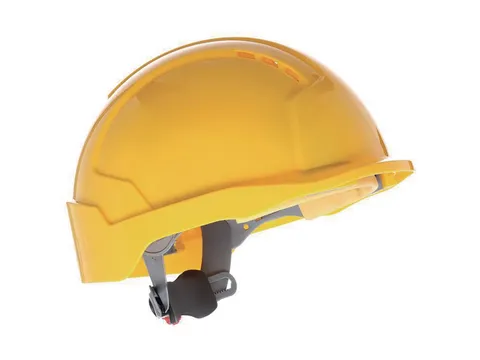 JSP EVOLite AJB170 veiligheidshelm, ABS, geel, per stuk geventileerd