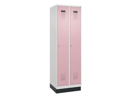 locker,HxBxD 1950x600x500mm,2vak,vak B 300mm,cil.-slot,sokkel
