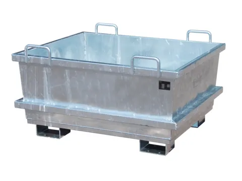 Universele Stortgoedbak Verzinkt Heftruck Kraantrav 680x1040x1200mm