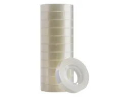 Plakband Quantore 12mmx33m transparant