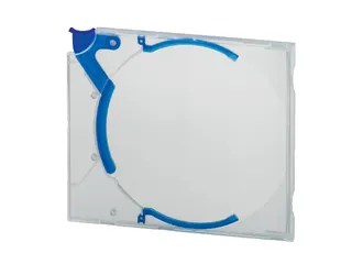 Cd opbergbox Quickflip standaard blauw 5stuks - 1