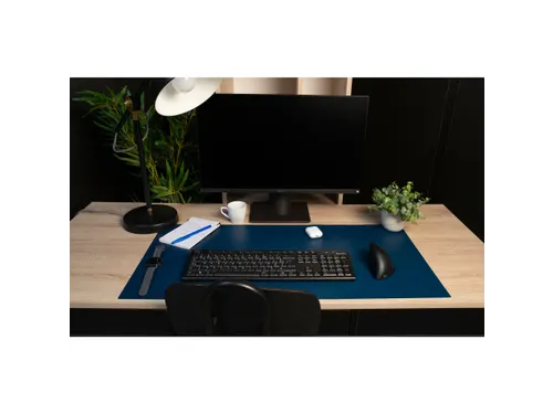 Onderlegger PU 43x90 cm tropisch/cyaan