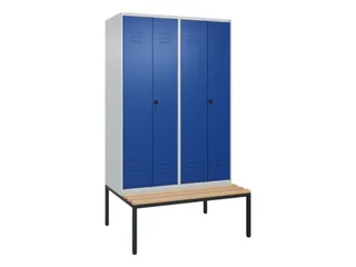 locker voor scheiding van kleding,HxBxD 2120x1200x815mm,4vak - 1