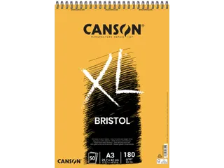Bristolpapier Canson XL Bristol 50vel 180gr A3 extra wit - 1