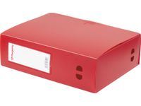 elastobox, voor ft A4, uit PP van 700 micron, rug van 10 cm, rood