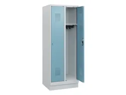 schoollocker,HxBxD 1630x600x500mm,2vak,vak B 300mm,cil.-slot,sokkel