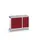 montagetafel 980x1300x600mm linoleumblad 6 laden kast front RAL3004