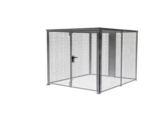 magazijnbox HxBxD 2 1x2 45x3010m gaaswanden dubbele openslaande deur - 1