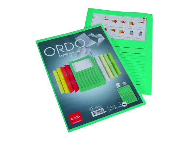 Map Elco Ordo Classico A4 120gr smaragd - verp.10220 x 310mm