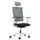 Nowy Styl Bureaustoel 4ME met hoofdsteun Net Zilver