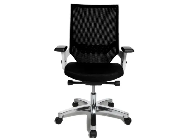 Siège De Bureau Pivotant Noir Assise Hxlxp 420-550X480X460Mm Mécan.