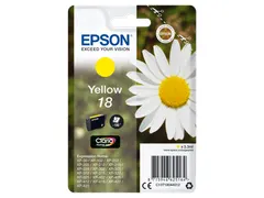 Epson 18 (T1804) inktcartridge geel (origineel) C13T18044022