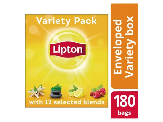 Thé Lipton Variety 12 Saveurs X 15 Sachets = 180 Sachets