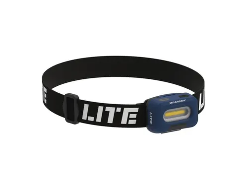 hoofdlamp,COB-led,15-150lumen,hoofdband,sensor,straalhoek 120/100 °