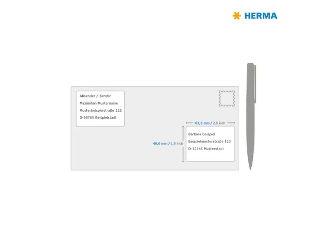 Herma 4265 Premium Adresetiketten A4 63,5x46,6mm Wit 1800 stuks