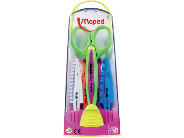 Ciseaux Maped Crea Cut avec 5 lames interchangeables