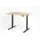 Elektrisch in hgte vst. zit-sta-bureau,HxBxD 640-1290x1200x800mm
