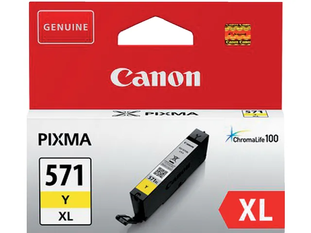 Inktcartridge Canon CLI-571XL geel