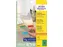 Avery Zweckform Gekleurde Afneembare Etiketten 63.5x33.9mm Groen