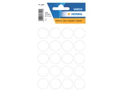 HERMA 1870 Multipurpose etiketten Rond 19mm Wit 100 stuks