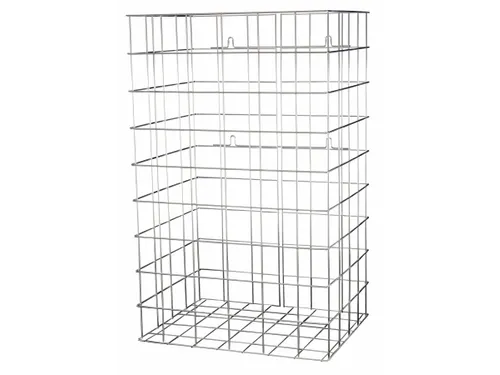Afvalkorf Aluminium Look 50 Liter