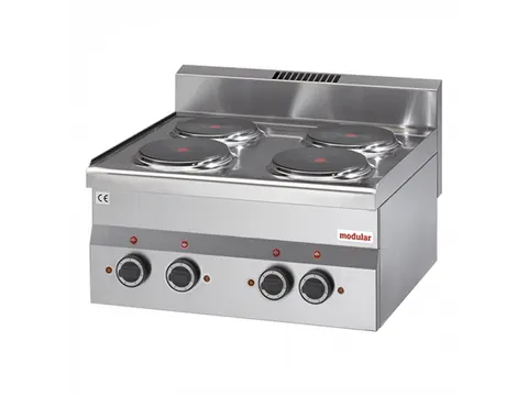 Modular 600 Kooktoestel 4 platen elektrisch