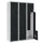 Z-garderobekast,HxBxD 1800x1200x500mm,draaigrendel,romp RAL7035
