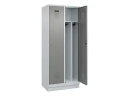 locker voor scheiding van kleding,HxBxD 1950x800x500mm,2vak