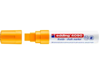 Krijtstift edding 4090 window blok 4-15mm neon oranje - 1