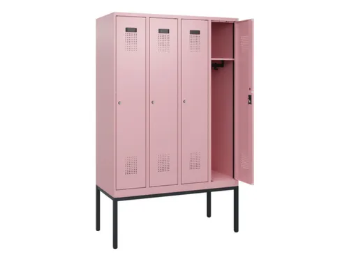 schoollocker,HxBxD 1950x1200x500mm,4vak,vak B 300mm,cil.-slot