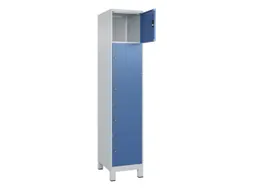 lockerkast,HxBxD 1950x400x500mm,1x5vakken,vak B 400mm,cil.-slot,voeten