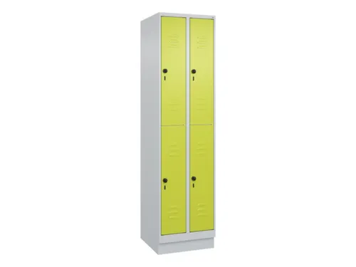 dubbeldekse locker,HxBxD 1950x500x500mm,2x2vak.,vak B 250mm