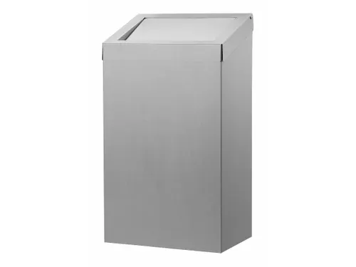 Afvalbak 50 Liter Gesloten RVS