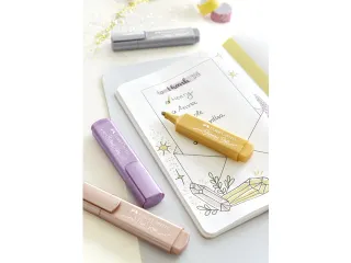 Markeerstift Faber-Castell metallic etui 4 delig - 4
