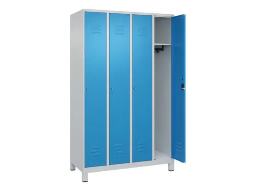 locker,HxBxD 1950x1200x500mm,4vak,vak B 300mm,cil.-slot,voeten