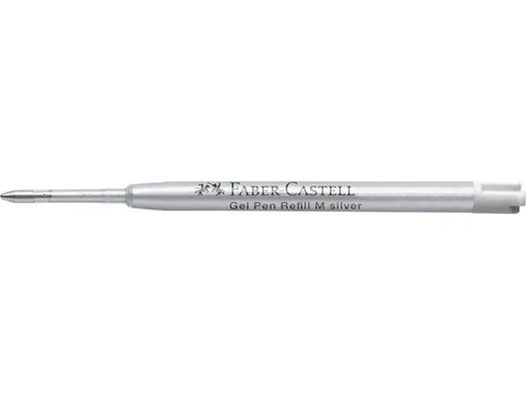 Gel roller G2 Faber-Castell vulling metallic zilver
