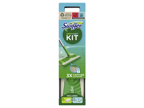 Vloerwissysteem Swiffer starterskit 8 dry en 3 wet