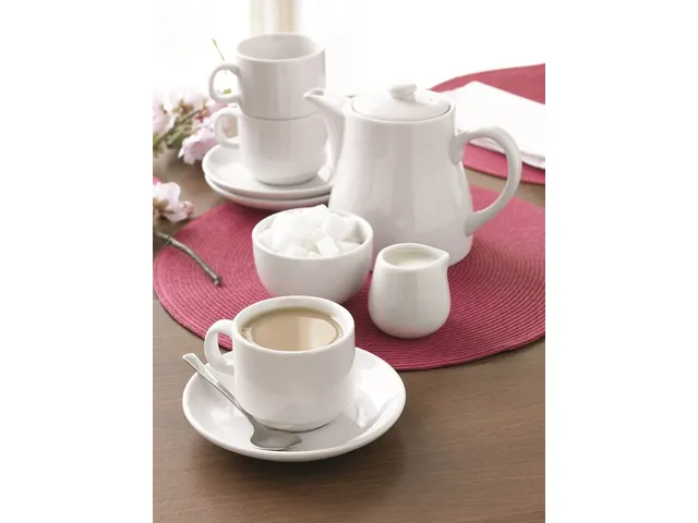 Theekop Olympia Whiteware 200 ml doos 12 stuks wit