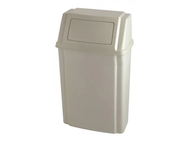 Slim Jim-Wandcontainer Inhoud 56.8 Liter Beige Rubbermaid