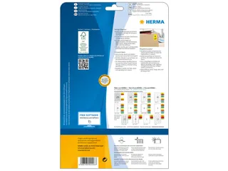 HERMA 4496 Verwijderbare etiketten A4 199,6x143,5mm Geel 40 stuks - 2