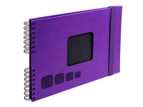 Fotoalbum OFFISSIMO 32x22cm 50bl Paars