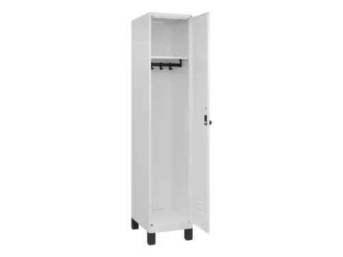 locker,HxBxD 1950x400x500mm,1vak,vak B 400mm,draaigrendel,voeten