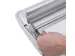 Roll-Banner Deluxe 85x160-225cm Zilver