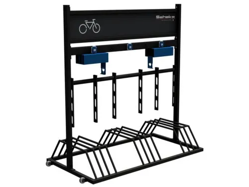 Mobiel fietsenrek,L 1300mm,6instelplaatsen,gebruik beide zijden
