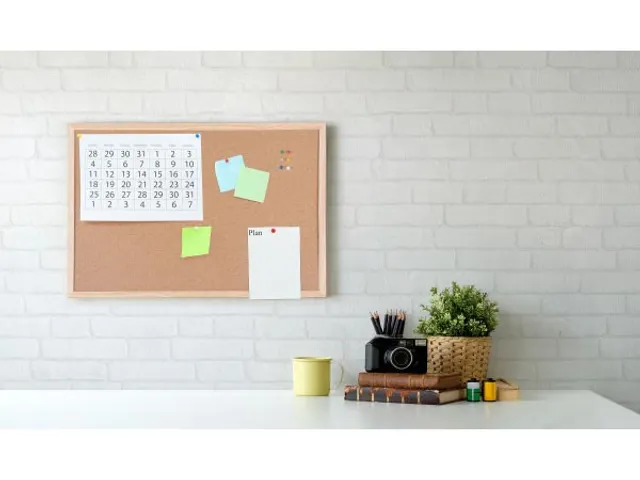 Kurkbord Met Houten Frame 40 X 30 Cm