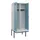 locker met bank,voor scheiding van kleding,HxBxD 2120x800x815mm,2vak