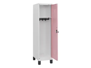 schoollocker,HxBxD 1630x400x500mm,1vak,vak B 400mm,draaigrendel,voeten - 1