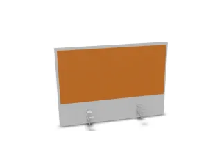 opzetpaneel,v. bureau,aanbouw achter,B 800mm,MP-lichtgrijs,BN3005-geel - 1